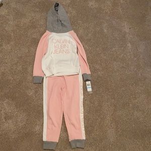 Calvin Klein girls matching set